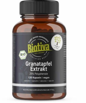 Biotiva Granatapfel Extrakt Kapseln Bio