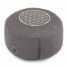 Meditationskissen Rondo ECO anthrazit Stick Blume des Lebens