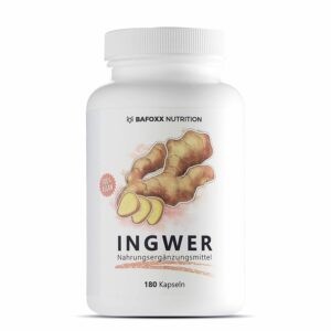 Bafoxx Nutrition® Ingwer Kapseln hochdosiert