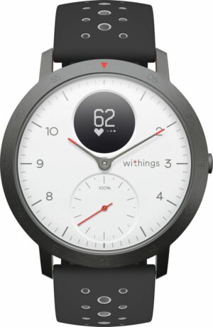 Withings Sportuhr Steel HR Sport weiß unisex Schlafanalyse Appfähig wasserdicht