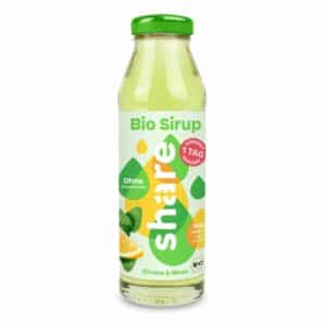 share Bio Sirup Zitrone-Minze in Glas pfandfrei