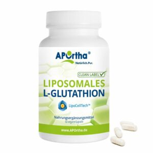 APOrtha® Liposomales reduziertes L-Glutathion - vegane Glutathion-Kapseln