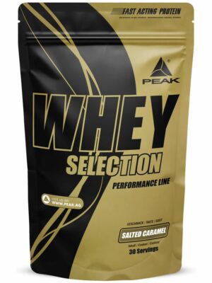 Peak Whey Selection - Geschmack Salted Caramel