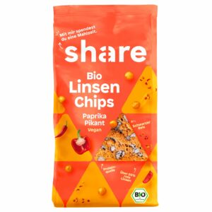 share Bio Linsenchips Paprika Pikant