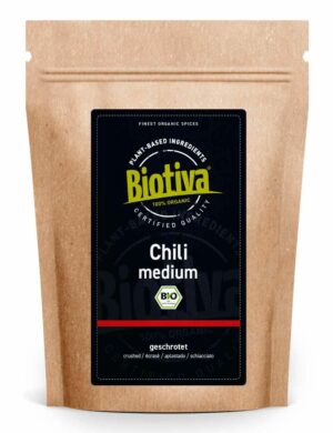 Biotiva Chili geschrotet Bio
