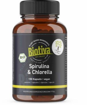 Biotiva Spirulina & Chlorella Kapseln Bio
