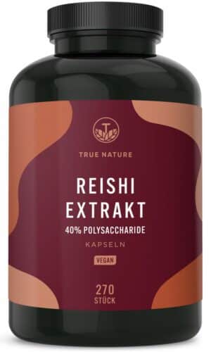 True Nature® Reishi Extrakt Kapseln Hochdosiert (770 mg)