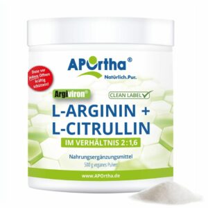 APOrtha® Argiviron® L-Arginin + L-Citrullin - veganes Pulver