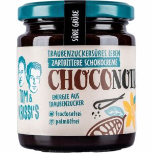 Tom & Krissi's ChocoNoir zartbittere Schokocreme fructosearm