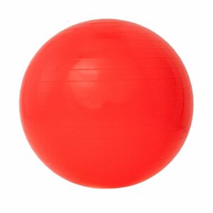 Sport-Knight® Gymnastikball mit Fußpumpe Rot 90cm