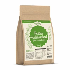 GreenFood Nutrition Protein Heidekornbrei gluten- und lactosefrei + 300ml Shaker