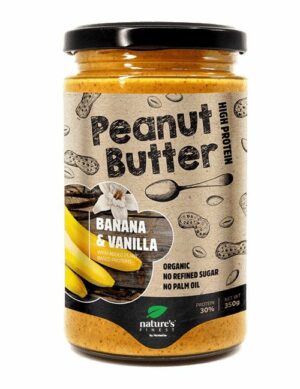 Nature's Finest Bio Banana & Vanilla Peanut Butter - Banane & Vanille-Erdnussbutter