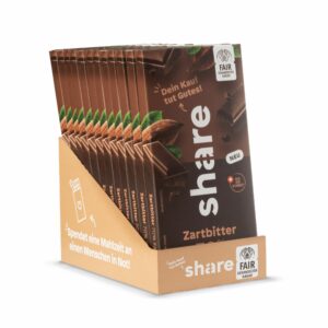 share Schokoladentafel Zartbitter (70% Kakao)