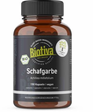 Biotiva Schafgarbe Kapseln Bio